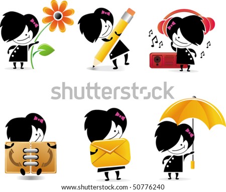 funny icon. stock vector : Funny Icons