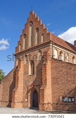 Historic Church of the Visitation of the Most Blessed Virgin Mary, also known as St. Mary's Church, Warsaw, Poland.