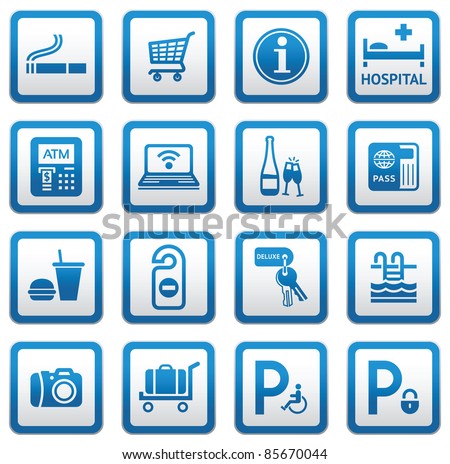 Hotel Amenities Icons