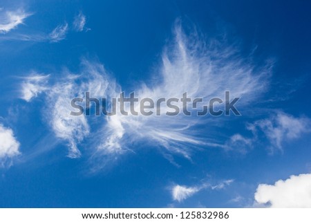 Blue Hawaiian sky with clouds
