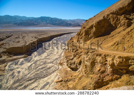 Dry wash in Death Valley National Park, CA