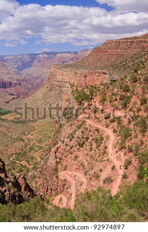 Bright Angel trail in Grand Canyon National Park
