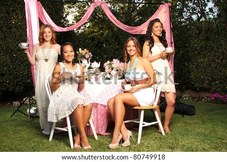 Summer Tea Party with Friends