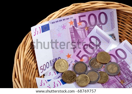 Basket With Money