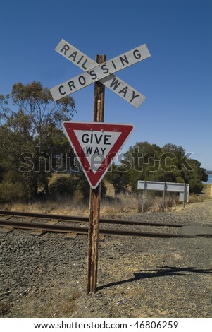 Railway Crossing by the Geelong line
