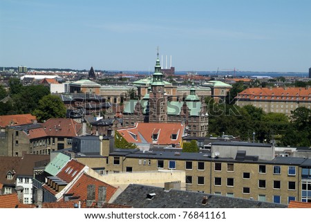 stock photo : Denmark, Copenhagen, Rosenborg Castle and Art Museum in