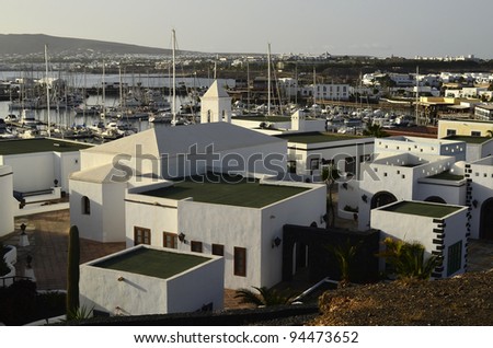 Lanzarote, Canary Island, Marina Rubicon in Playa Blanca