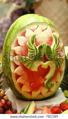 photo : Carved Watermelon