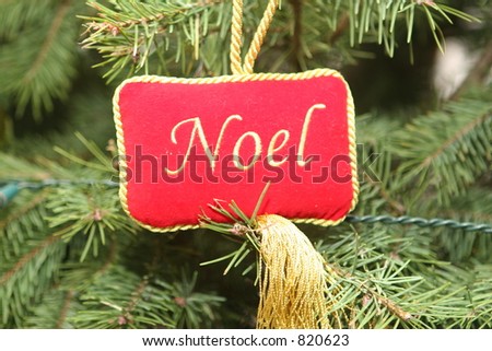 noel tree ornament
