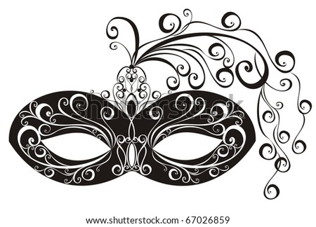 Masks For A Masquerade. Vector Party Mask. - 67026859 : Shutterstock