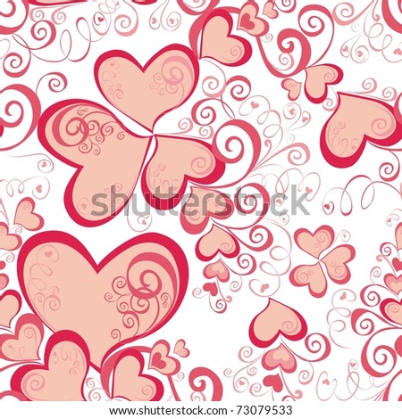 stock photo Wedding background Seamless pattern with hearts for your 