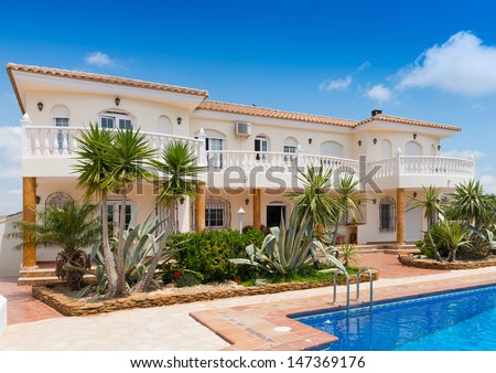 Typical Detached House House in Antas near Mojacar, Almeria Province, Andalusia, Spain
