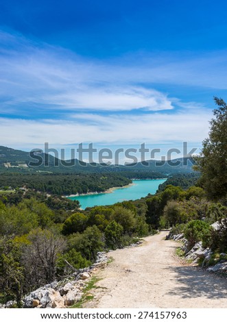 View in the Cazorla National Park near the Ravine Barranco Valentin, Jaen Province, Andalusia, Spain