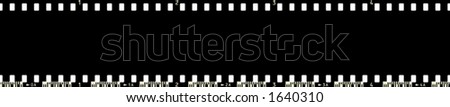 Film Strip (4 Frames, with numbers, with code), vector format.
