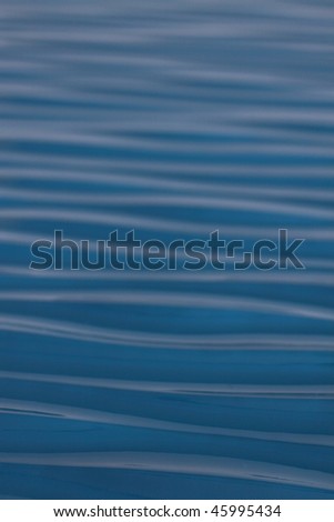 Abstract blue flow water surface.