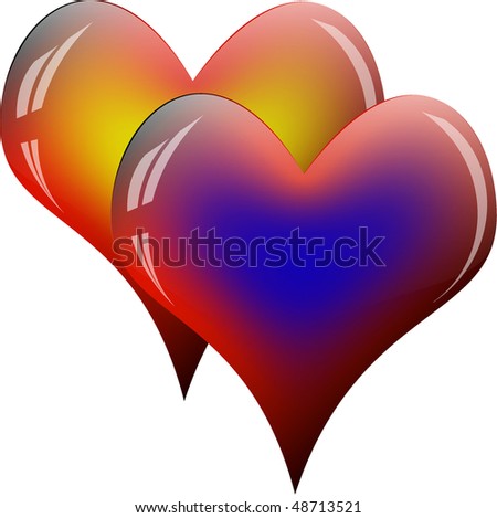 Love Heart Icon. Symbol of love. Vector.