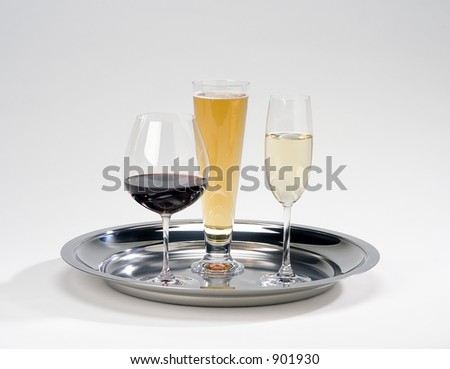 Beer and champagne mixed