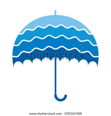 Umbrella. Vector Illustration. - 100365488 : Shutterstock