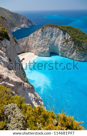 The sea, Mountains, Greece,