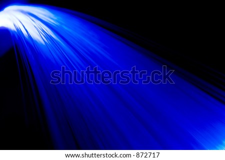 abstract background with blue rayons waterfall