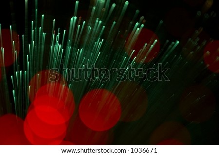 abstarct background with green rayons explosion and red