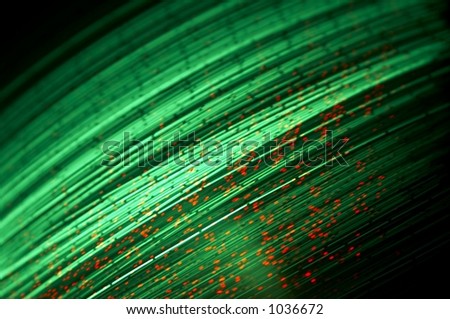 abstarct background with green rayons explosion