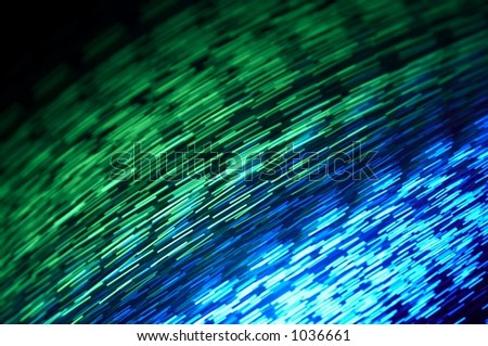 abstarct background with blue and green rayons explosion