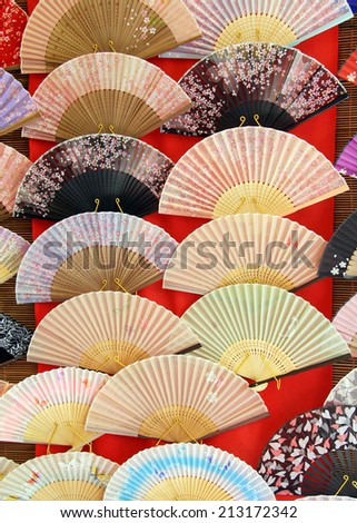 Japanese paper fans.