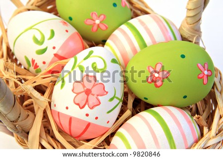 painted easter eggs designs. Hand painted easter eggs.