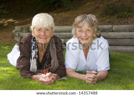 Two ladies in their sixties, best friends for fifty five years.