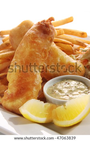 Fish and chips.