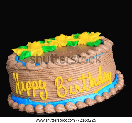 Happy birthday cake.