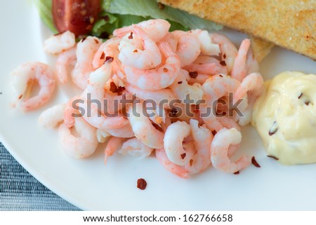 Tasty Shrimp Sandwich