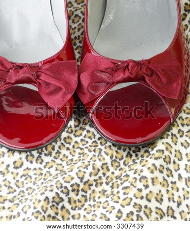 Leopard Red Shoes