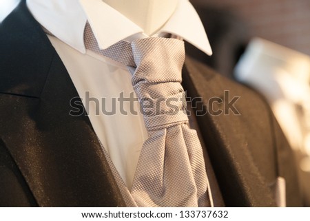 Groom with tuxedo