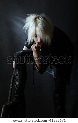 Essabelle Hoffman {a.k.a Dream Killer} Stock-photo-blond-young-gothic-girl-in-high-boots-with-guitar-41558671