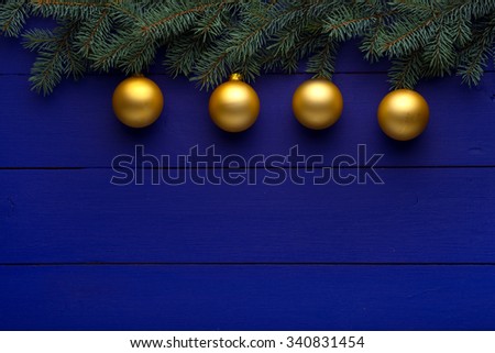 Beautiful celebratory Christmas background. New Year\'s holidays. Christmas holidays. Beautiful Christmas decorations on the wooden background