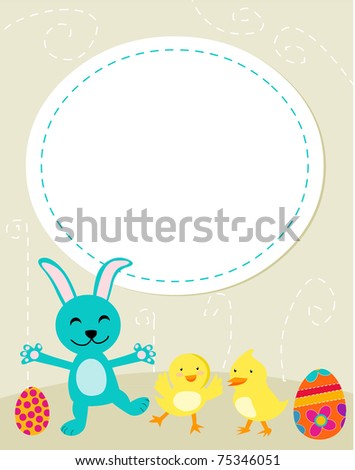 easter bunny pictures to colour. Cute Easter bunny,