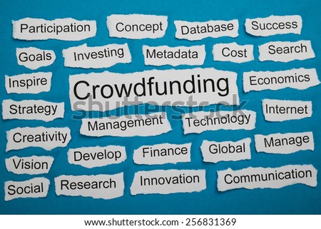 Word Crowdfunding Rate On Piece Of Paper Salient Among Other Related Keywords