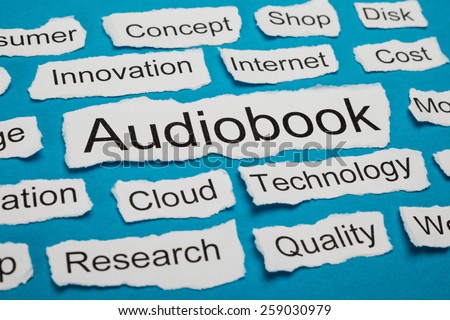 Word Audiobook On Piece Of Paper Salient Among Other Related Keywords