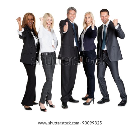 business people standing
