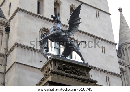 Dragon at Temple Bar, entrance to the City of London