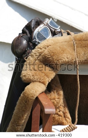 World War Pilot. stock photo : World War two