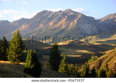 Mountains outside of Sun Valley, Idaho