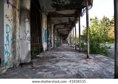 far ghost in abandoned city
