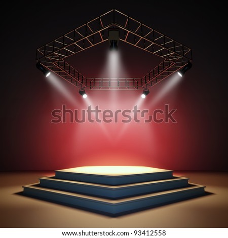 Empty stage Empty stage