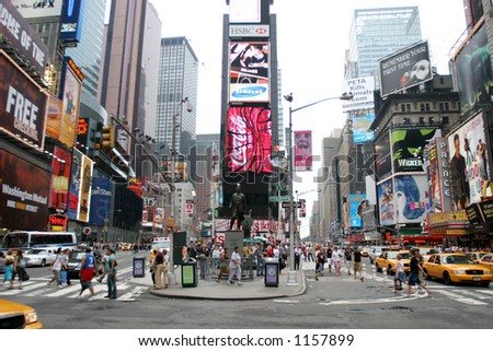 new york city times square map. new york city times square