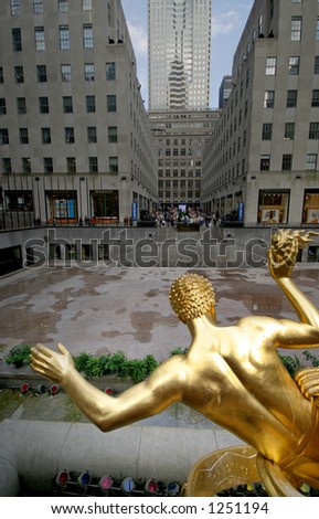 Manhattan - Rockefeller Center Statue of Prometheus