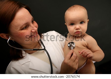 pediatrist - pediatrician -physical exam by Doctor