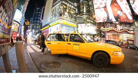 New York, Manhattan , taxi ,cab